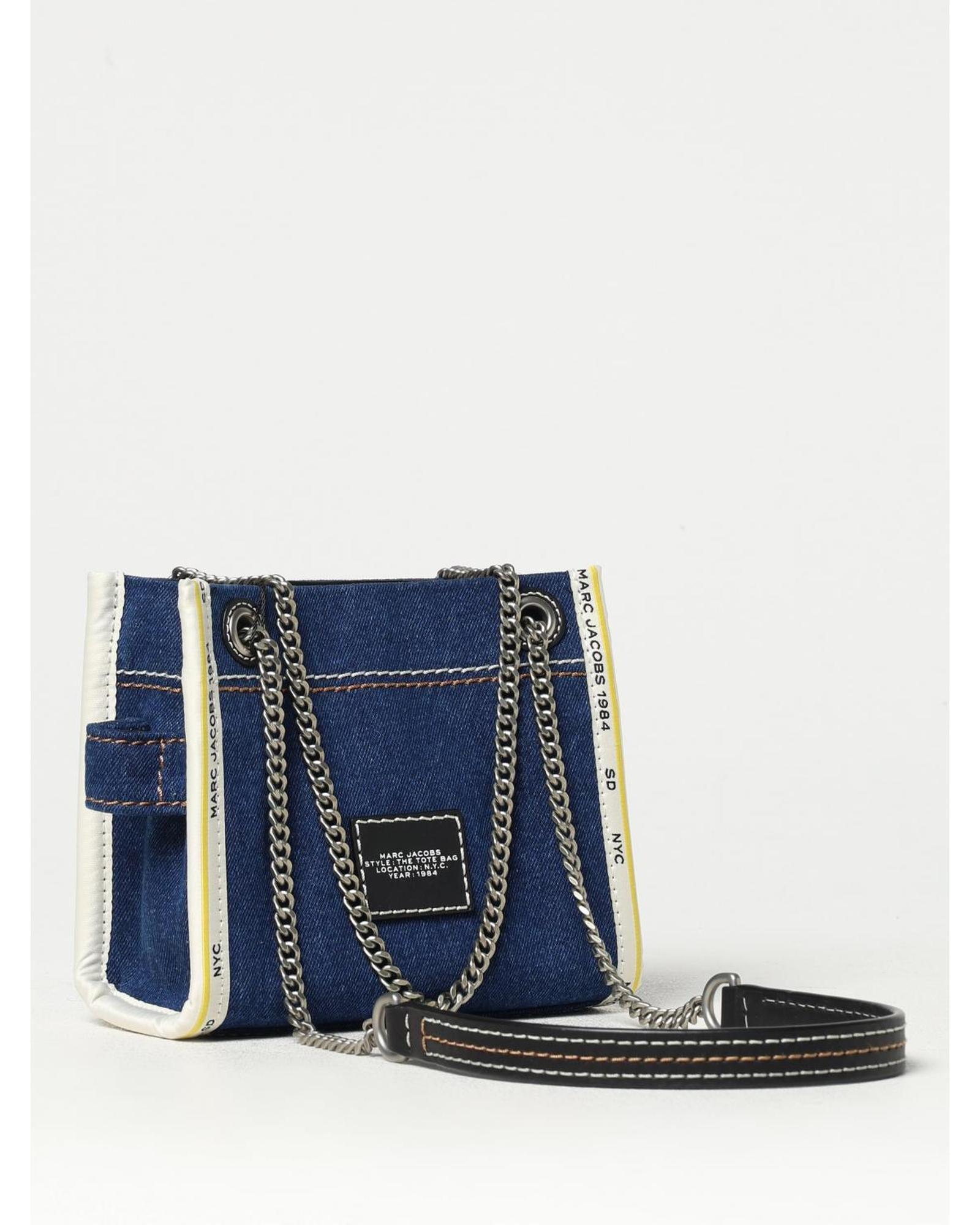 Marc Jacobs The Tote Bag Denim Chain Strap Wo image 2