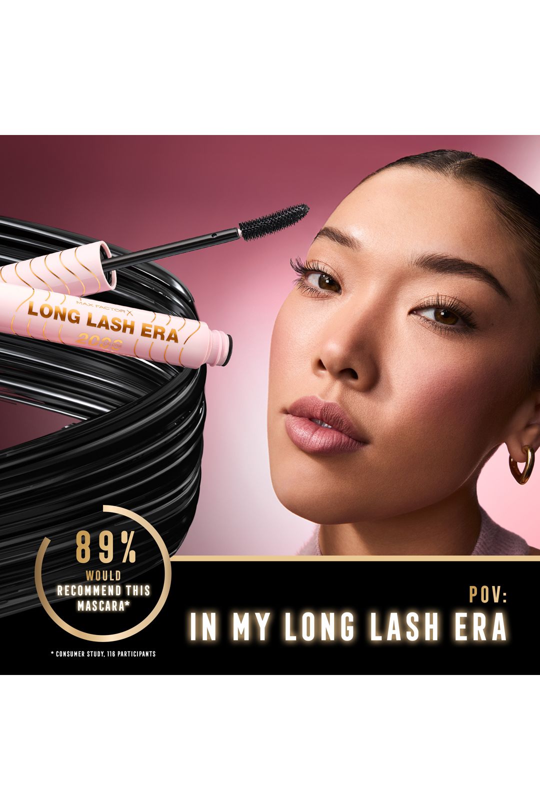 Max Factor 2000 Calorie Long Lash Era Mascara 7.8ml Black Brown image 2