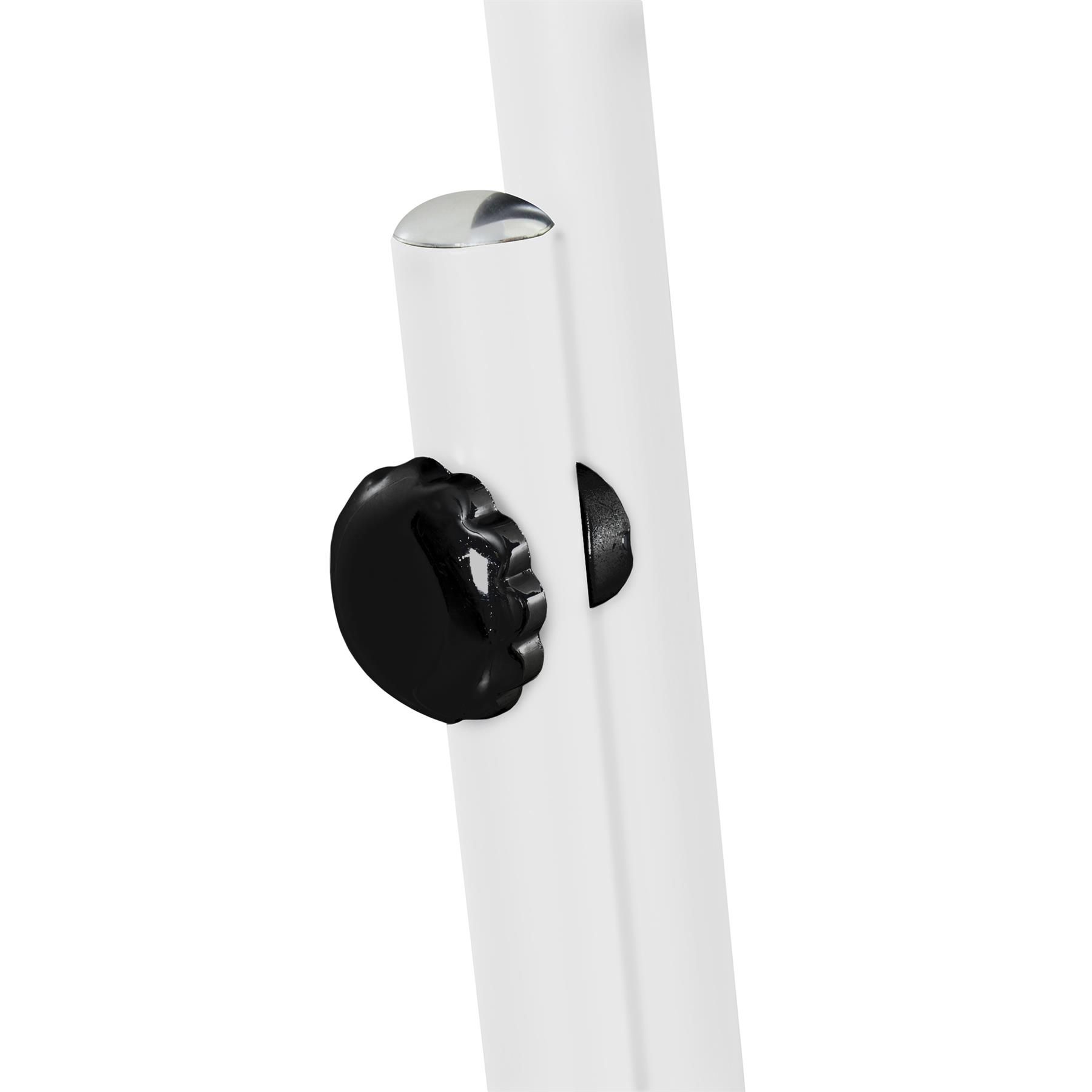 Harbour Housewares Round Full-Length Mirror 153x30cm White Metal Frame image 6