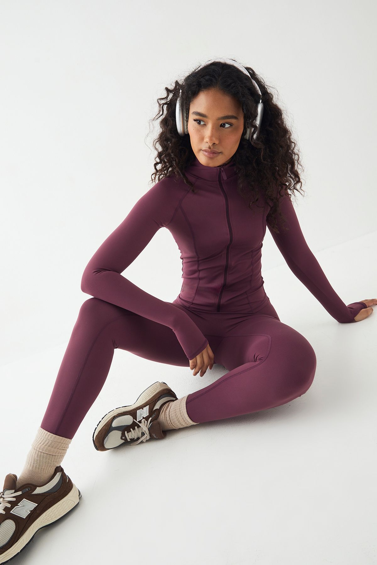 DSGN Studio DSGN Studio Tall Ultra Sculpt High Waist Legging Plum image 1