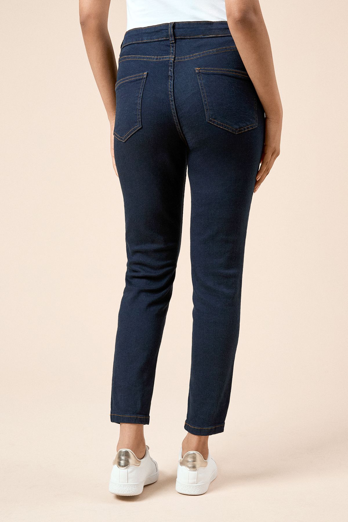 Dorothy Perkins Petite Comfort Stretch Skinny Jeans Indigo image 3