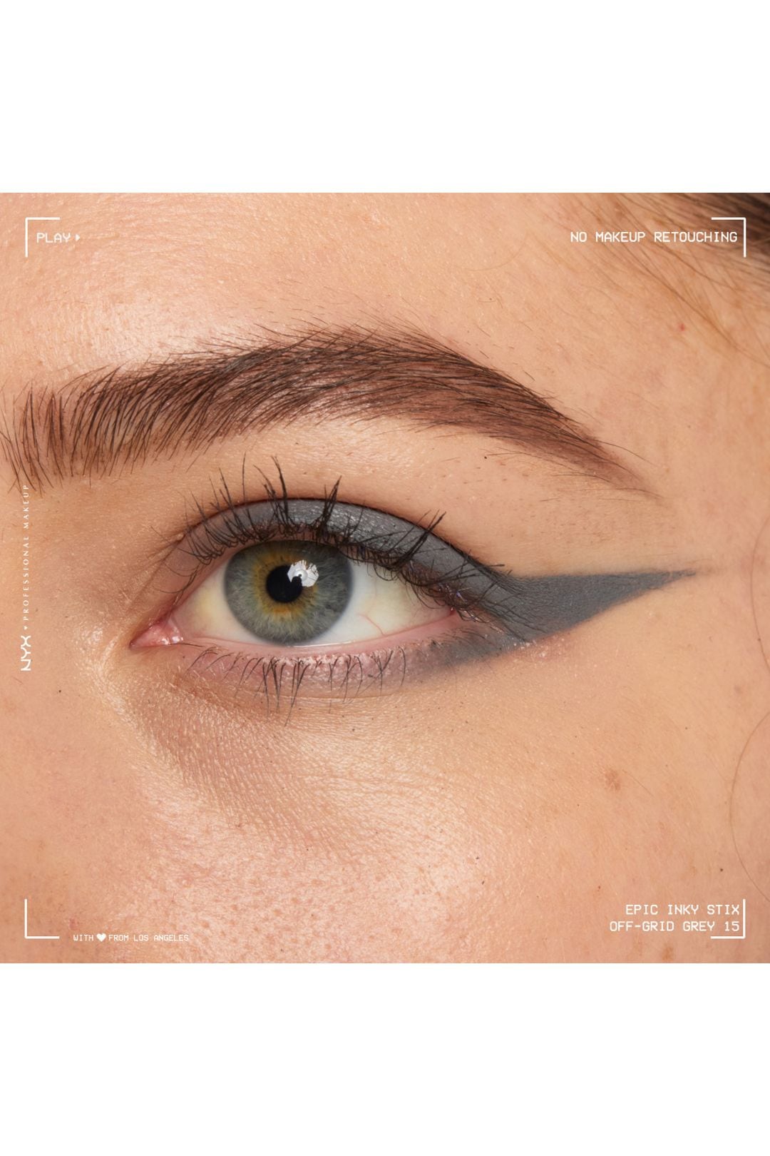 NYX Professional Makeup Epic Inky Stix Cream Gel Eyeliner 0.1g Off Grid Grey image 5