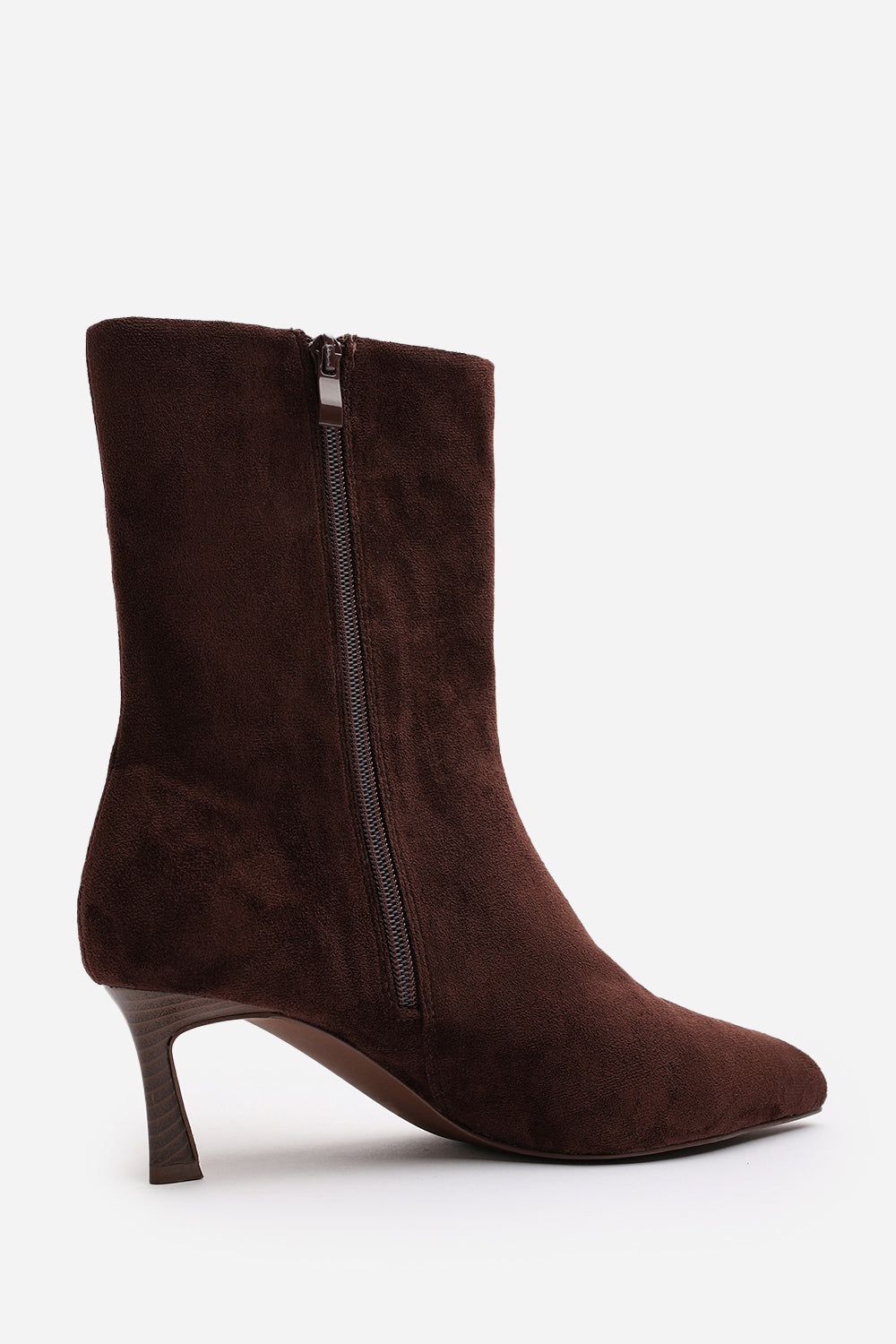Where's That From 'Aubrey' Suede Pointed Toe Ankle Low Heel Boot image 6