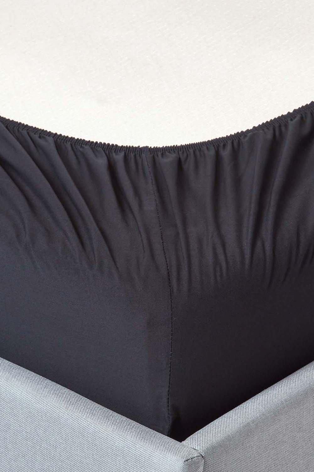 Homescapes Egyptian Cotton Fitted Sheet 12 inch 200 Thread Count image 2