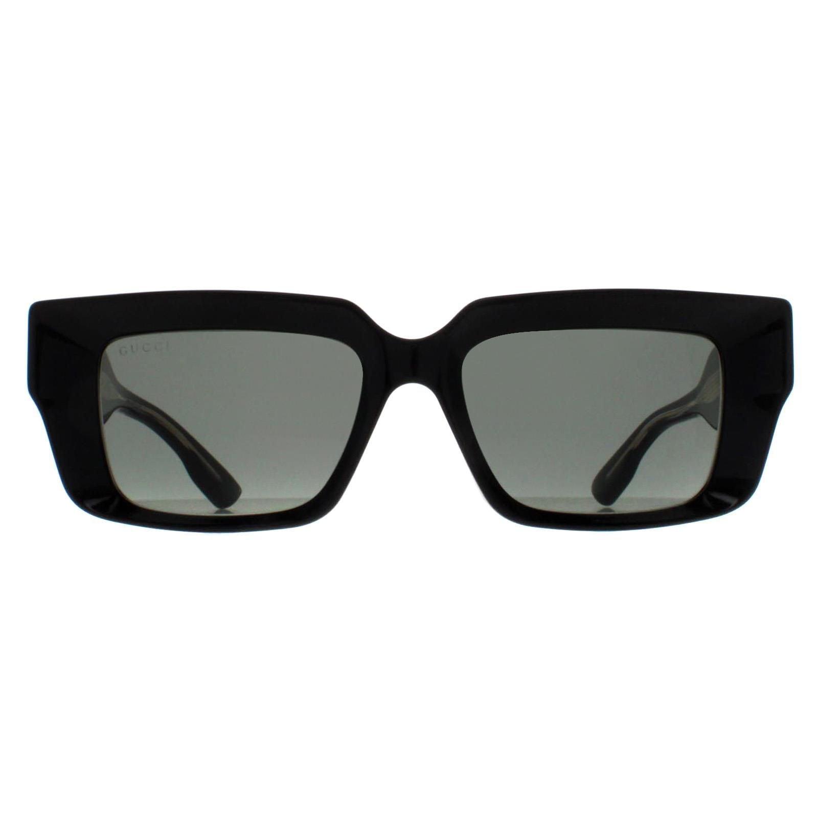 Gucci Rectangle Black Grey GG1529S image 2