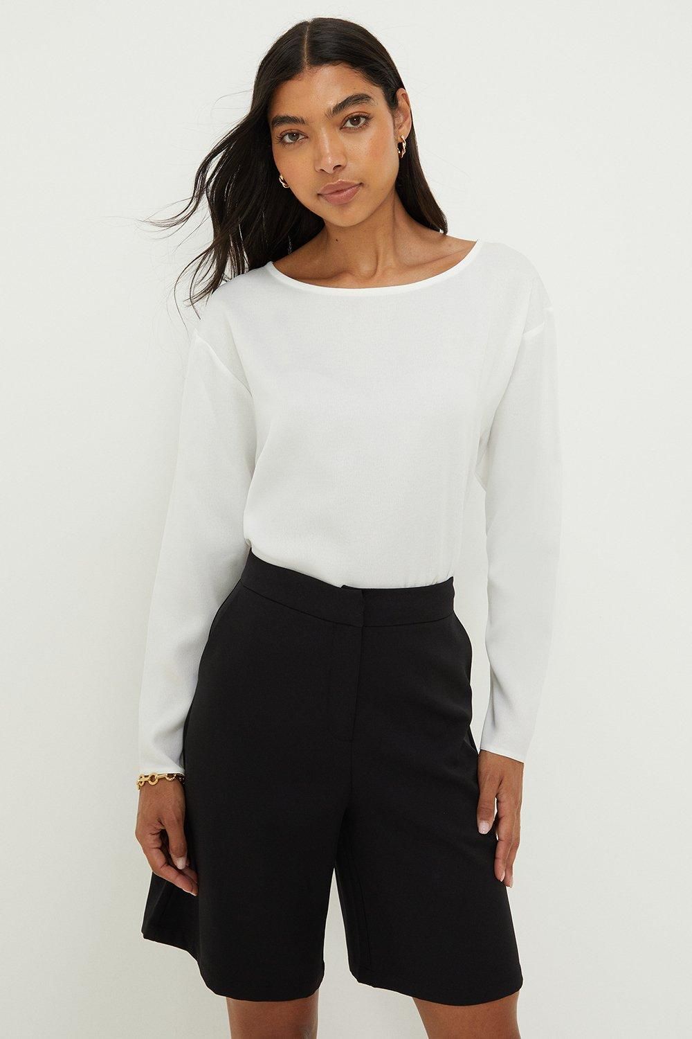 Dorothy Perkins Flowing Satin Blouse Ivory image 2