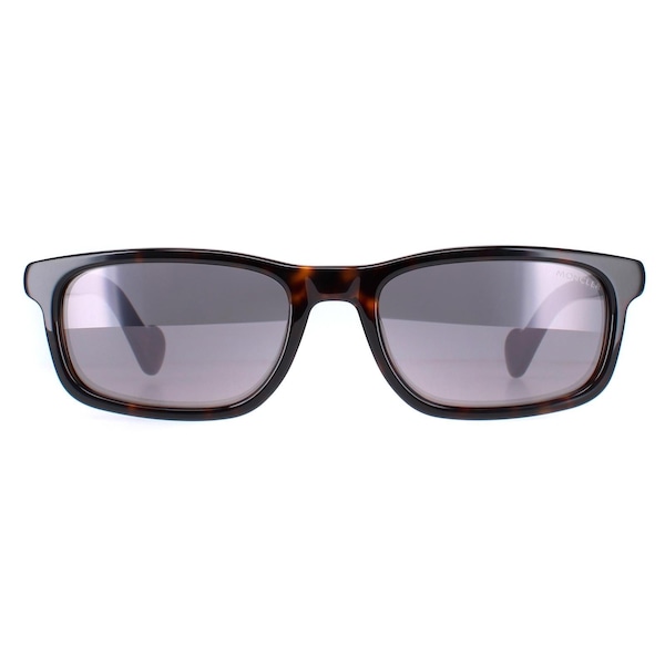 Moncler Rectangle Dark Havana Smoke Mirror ML0116