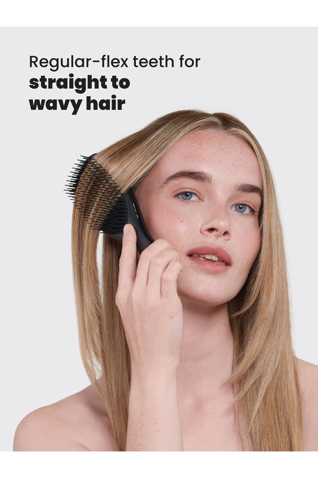 Tangle Teezer The Wet Detangler Hairbrush - Liquorice Black Black image 4