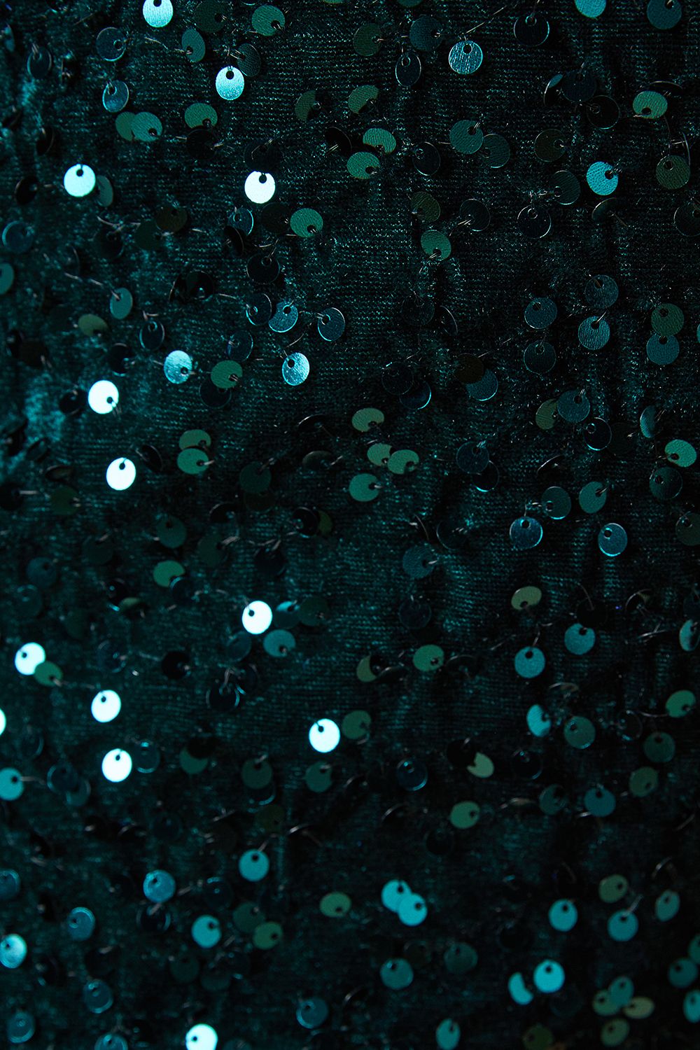 Oasis Velvet Sequin Short Green image 5