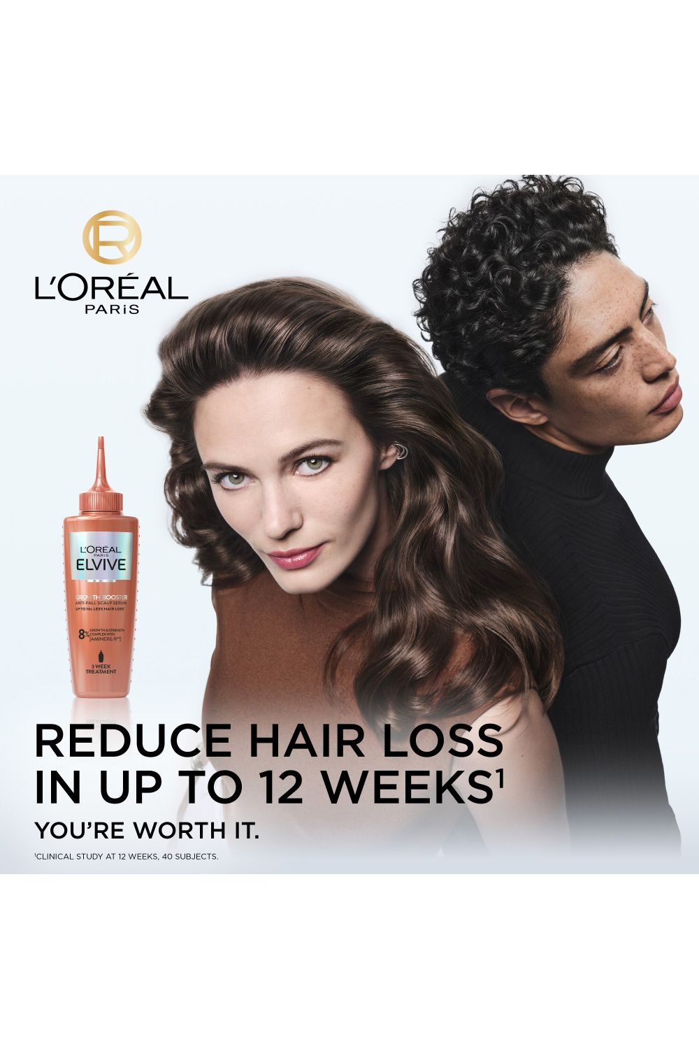 L'Oréal Paris Elvive Growth Booster Scalp Serum, Anti Hair Loss Scalp Treatment, 102ml Multi image 3