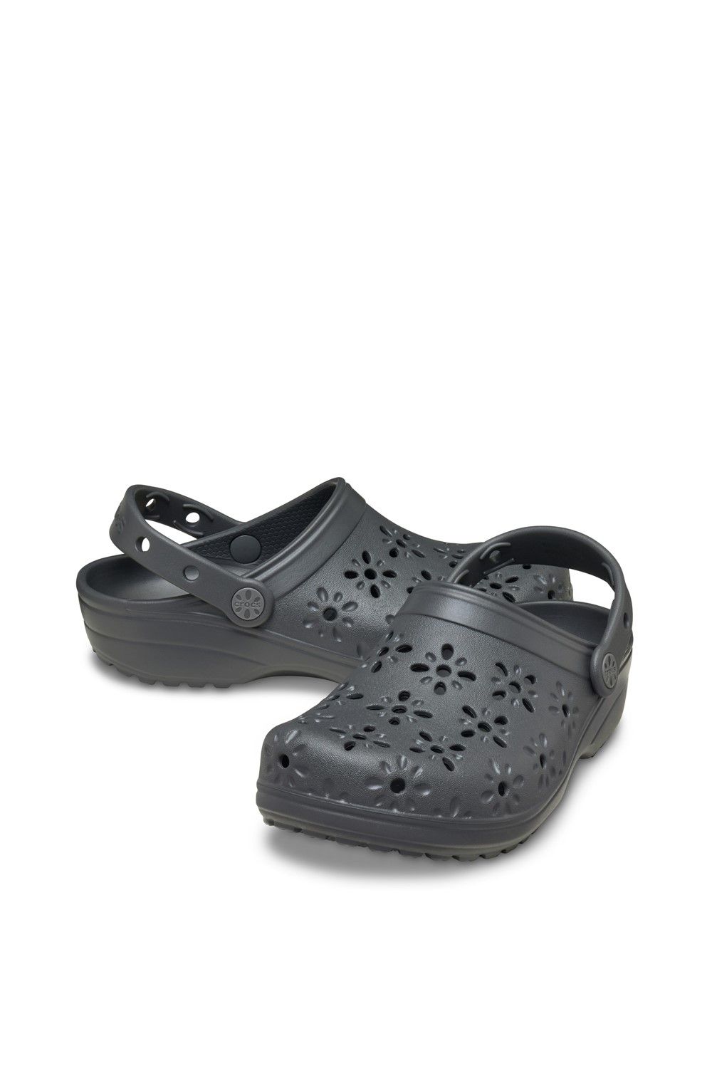 Crocs Classic Floral Cut Out Clog image 3