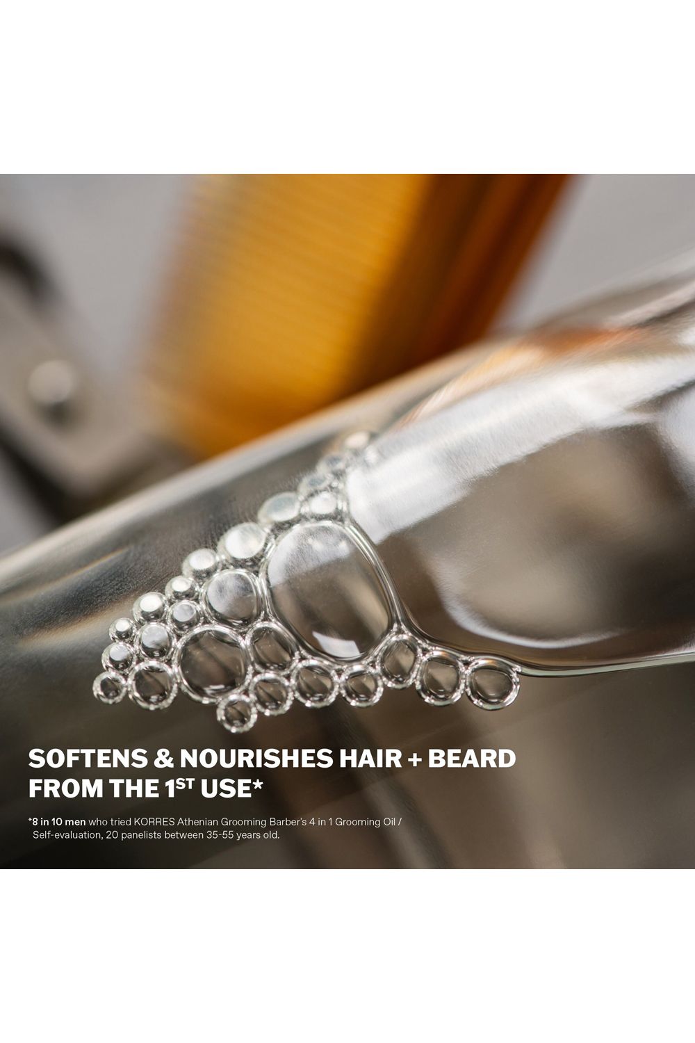 Korres Achillea Mens Grooming Hair & Beard Oil 100ml Multi image 3