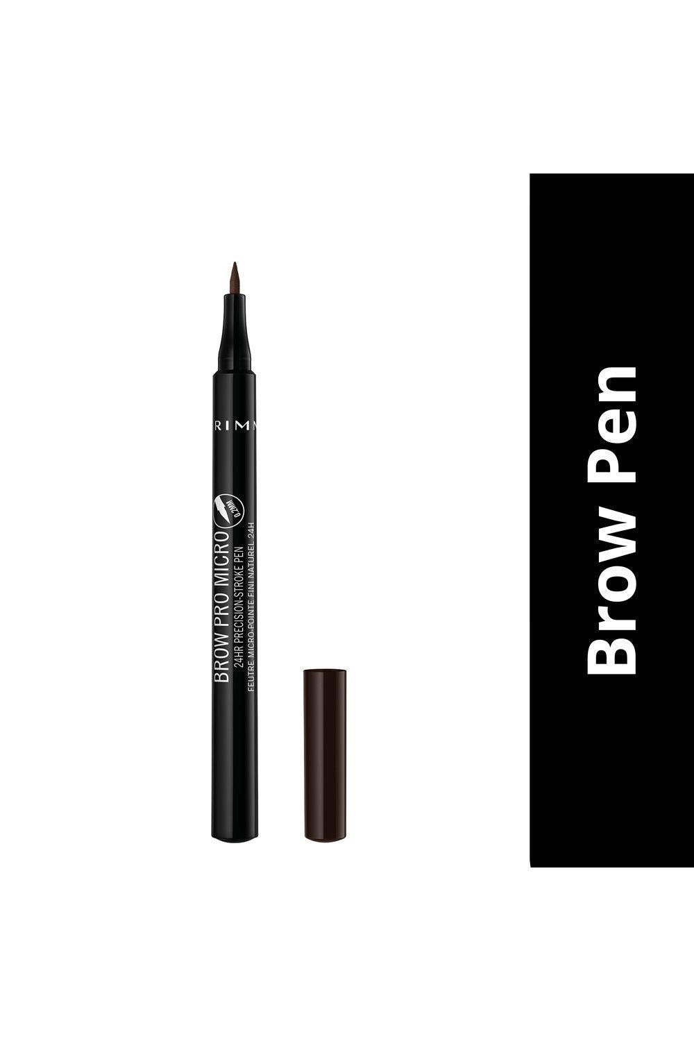 Rimmel London Brow Pro Micro 24HR Precision-Stroke Pen 004 Dark Brown image 3
