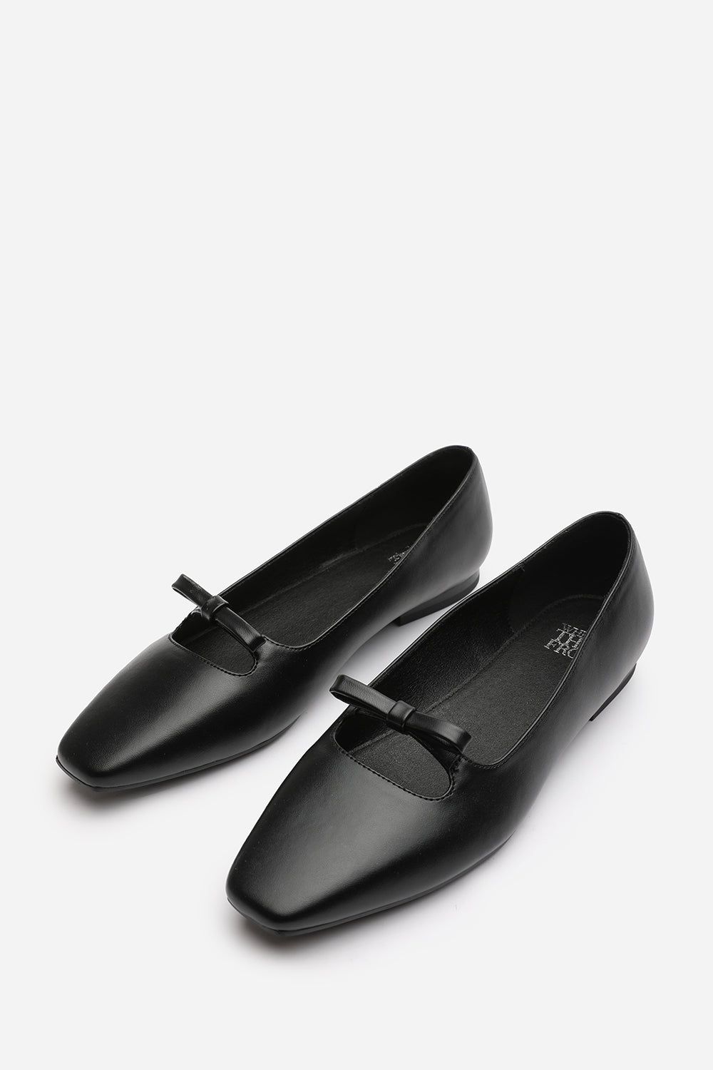 Where's That From 'Jessica' Square Toe Ballet Flats With Knot Bow image 3