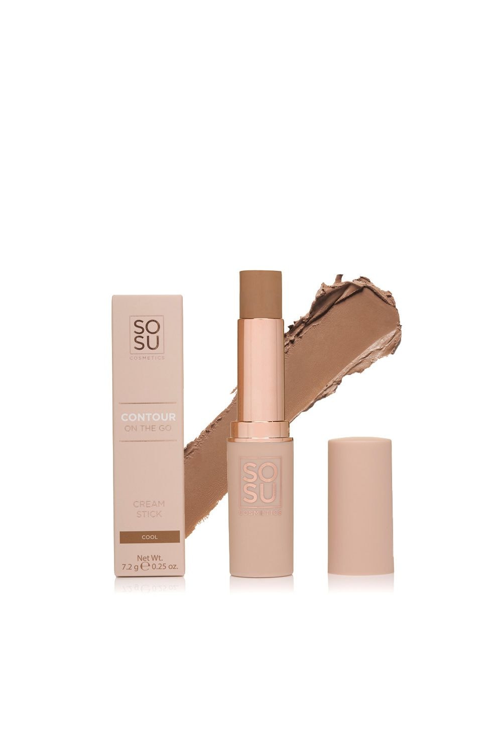 SOSU Cosmetics Contour On The Go Cream Stick 7.2g Cool image 2