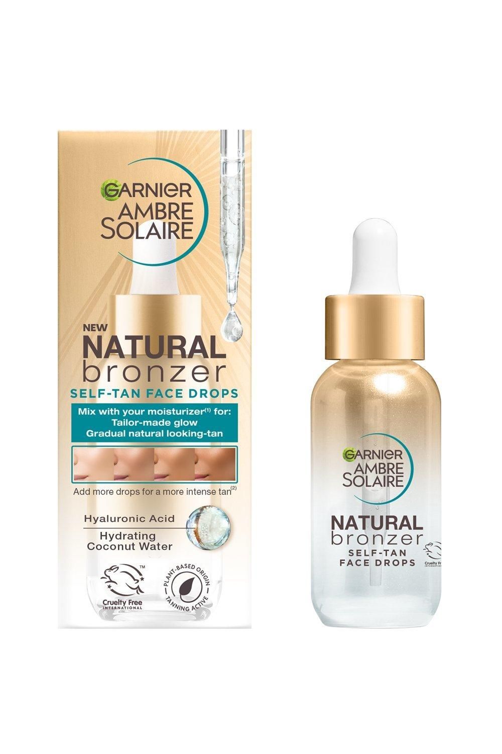Garnier Ambre Solaire Natural Bronzer Self Tan Drops for Face 30ml Multi image 2