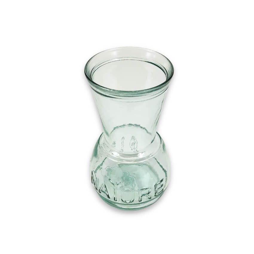 Verano Spanish Ceramics Recycled Glass Kitchen Dining Room Home Décor I Love Nature Vase - 22cm (H) image 2