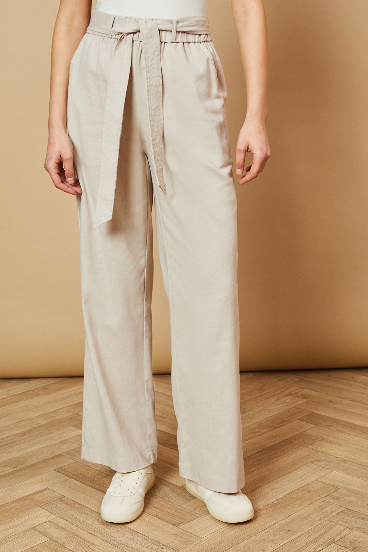 Oasis Paperbag Trouser Stone image 1