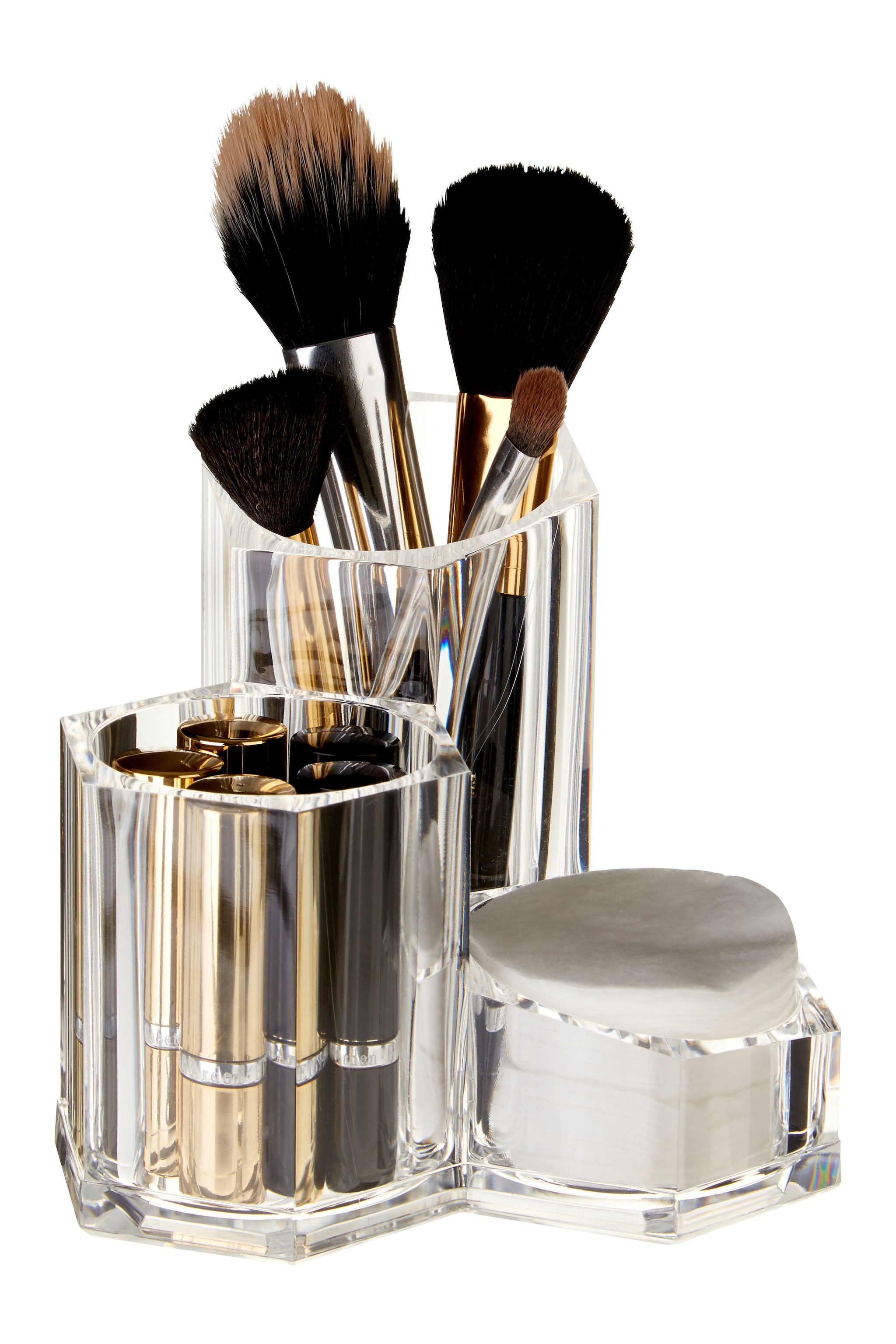 Orsina Clear 3 Compartment Cosmetics Organiser image 3