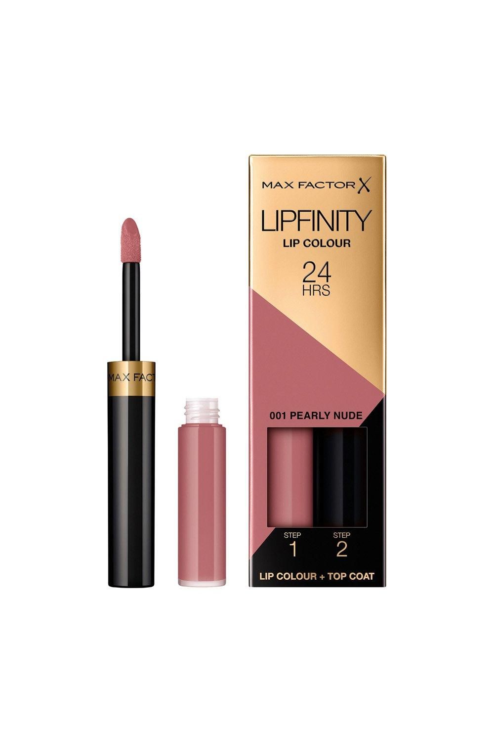 Max Factor Lipfinity 2-Step Long Lasting Lipstick Pearly Nude image 2