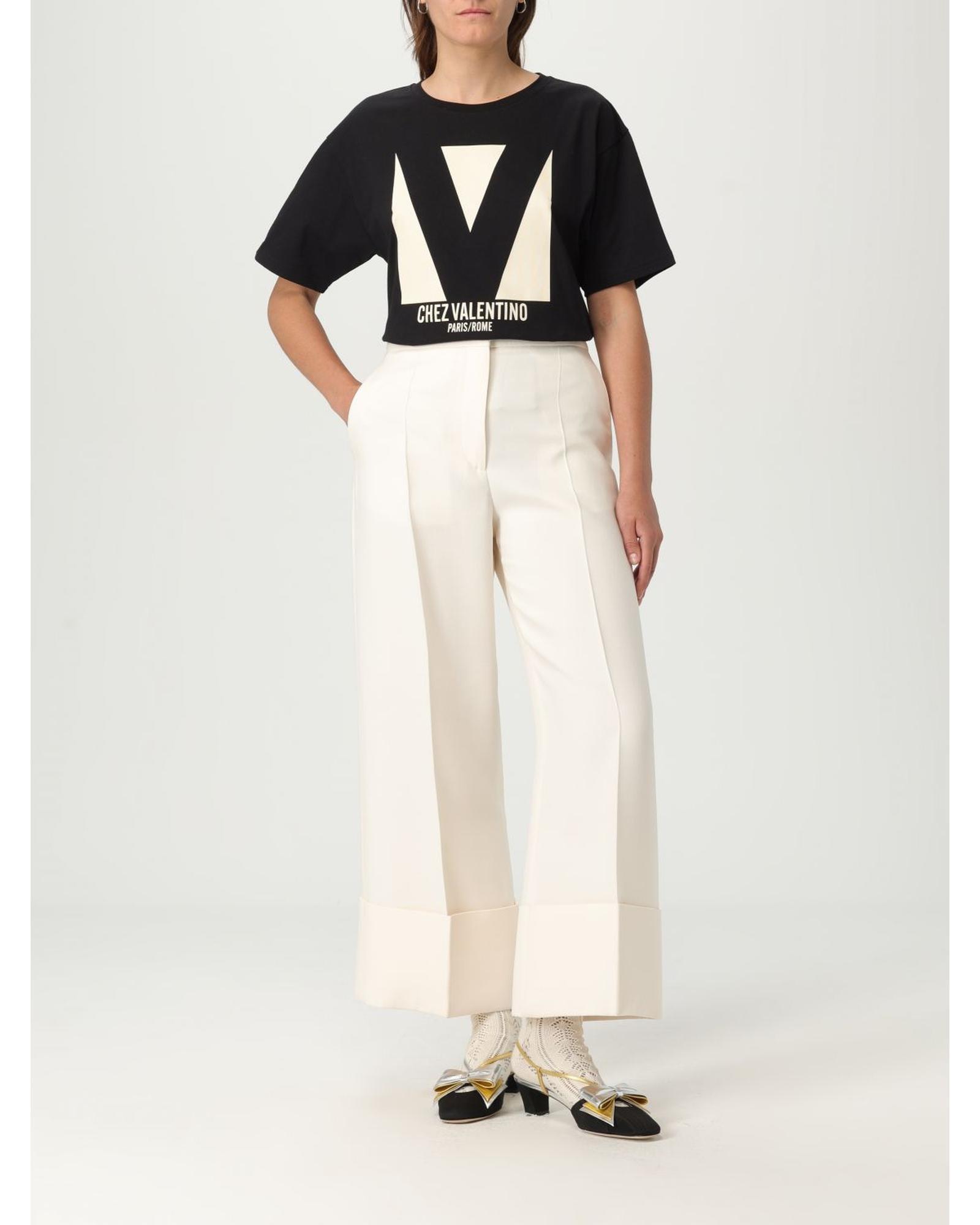 Valentino Graphic Tee Short Sleeves Wo - Black T-Shirts image 2