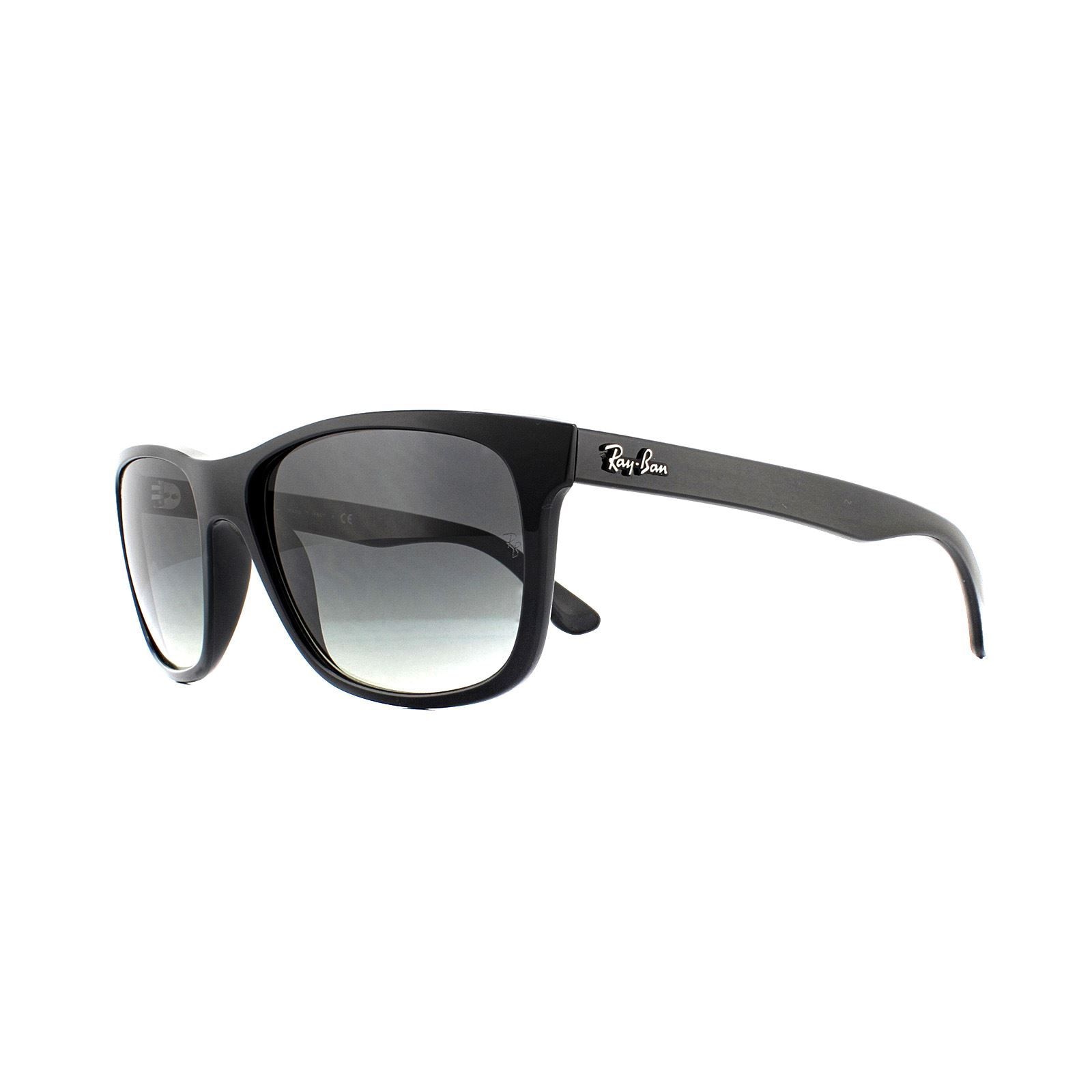 Ray-Ban Cat Eye Black Dark Grey Gradient 4181 Sunglasses image 2