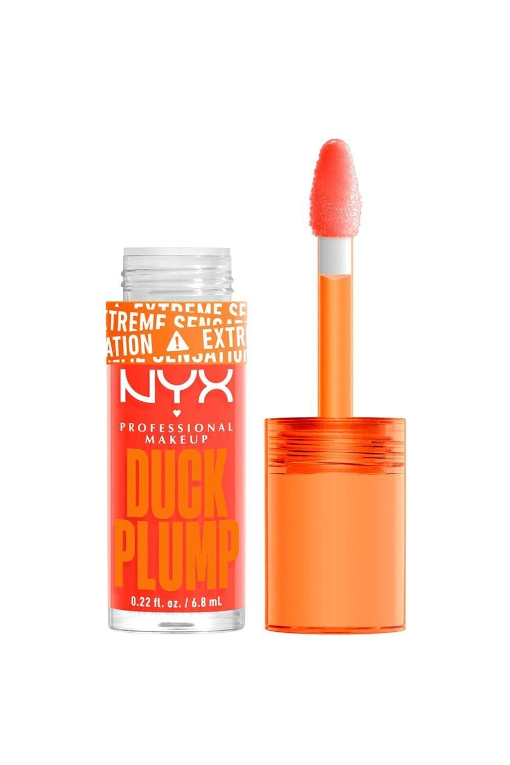 NYX Professional Makeup Duck Plump Lip Plumping Gloss Peach Out image 1