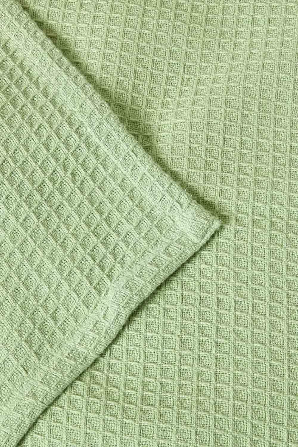 Homescapes Cotton Waffle Blanket Throw - Soft, Breathable & Skin-Friendly image 5