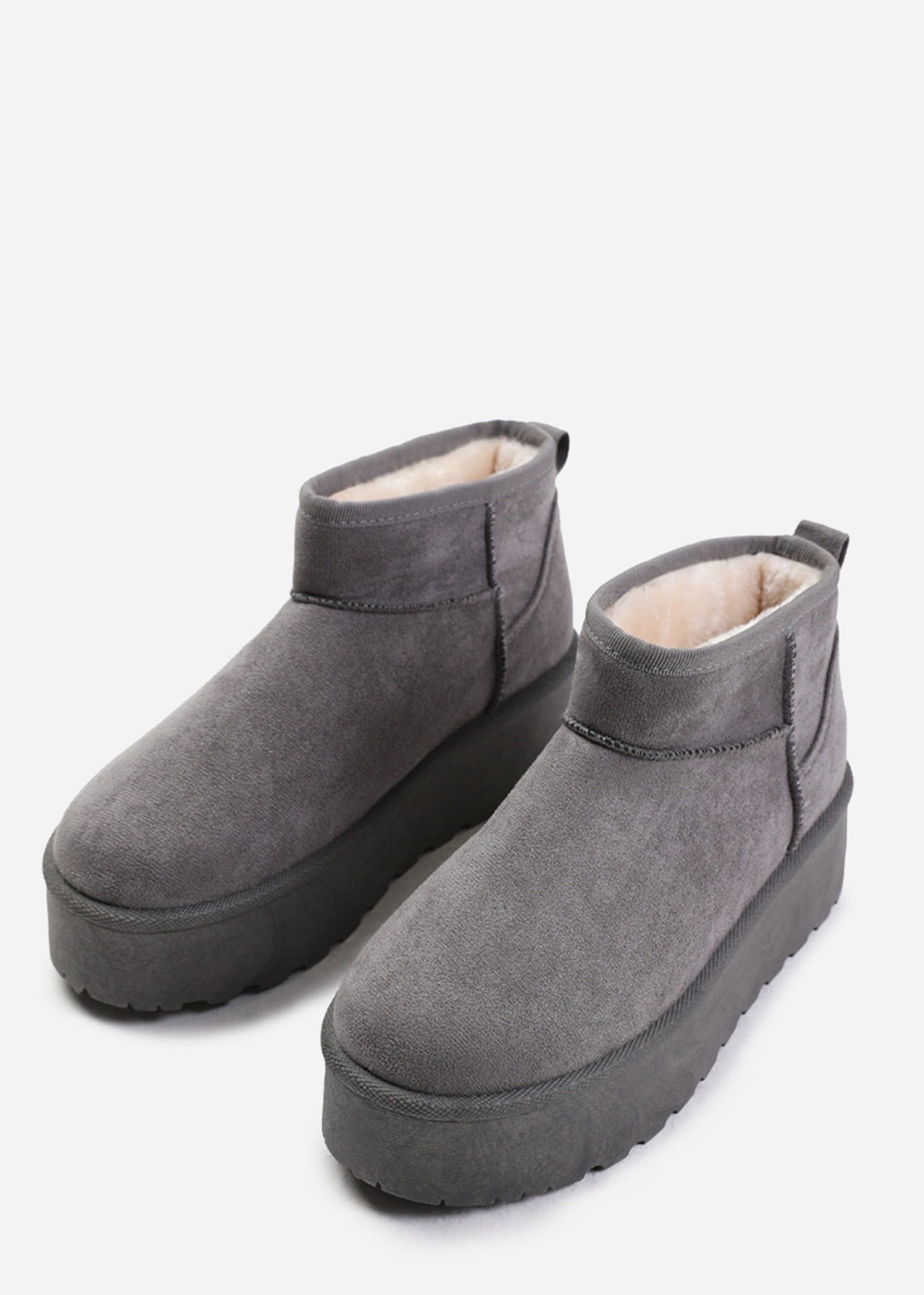 Where's That From 'Calla' Flatform Fur Lining Ankle Boot image 3