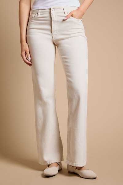 Dorothy Perkins Comfort Stretch Bootcut Jeans Ecru