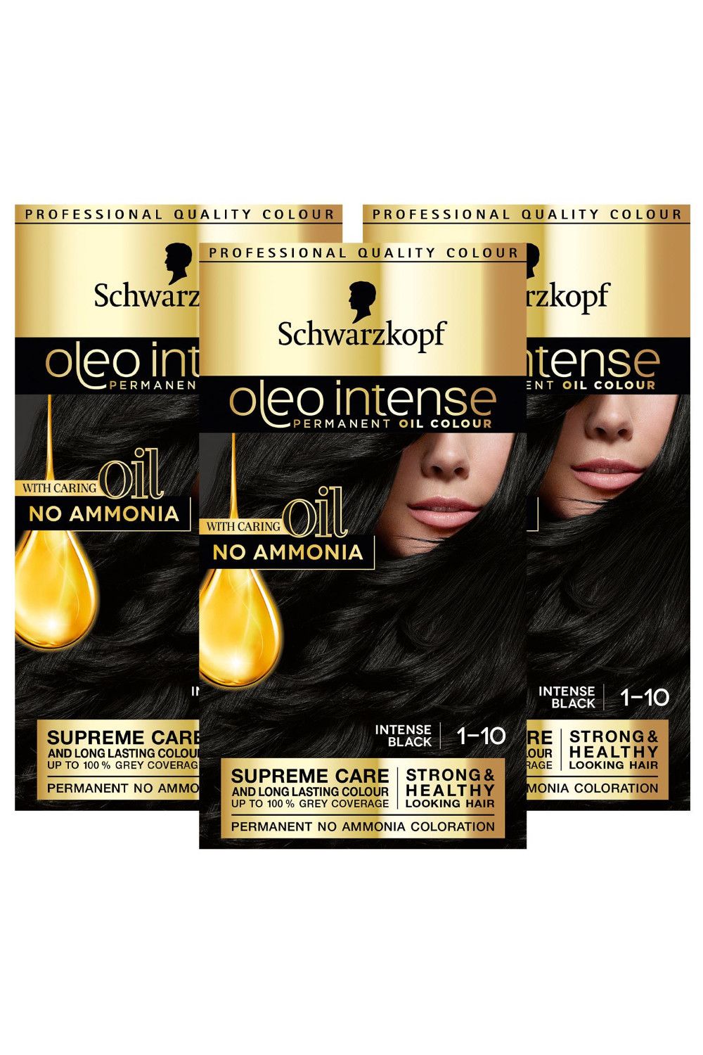Schwarzkopf Oleo Intense 1-10 'Oil Colour' No Ammonia Permanent 3 Pack image 1