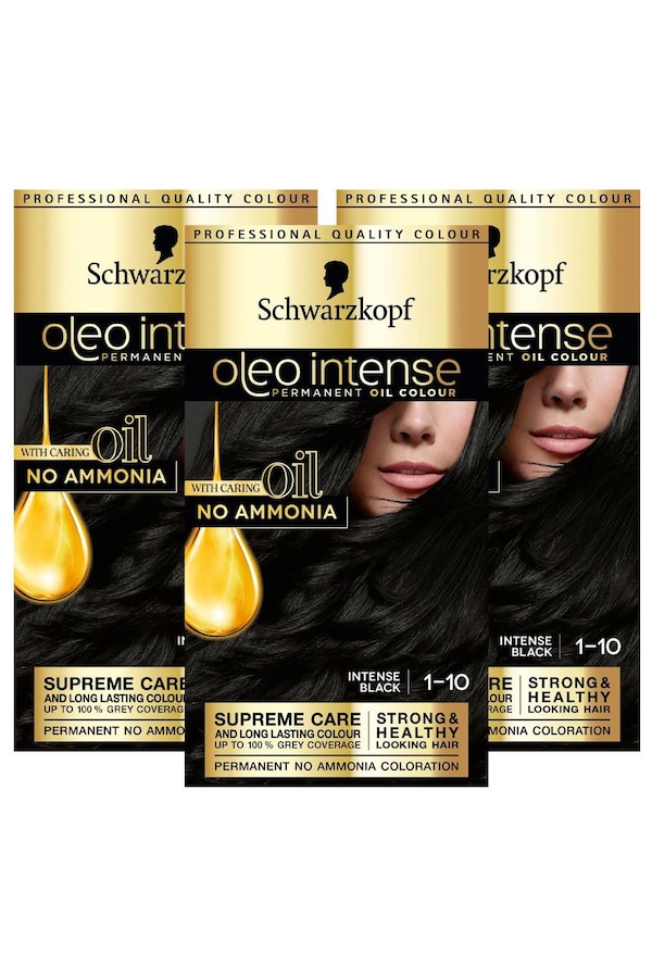 Schwarzkopf Oleo Intense 1-10 'Oil Colour' No Ammonia Permanent 3 Pack