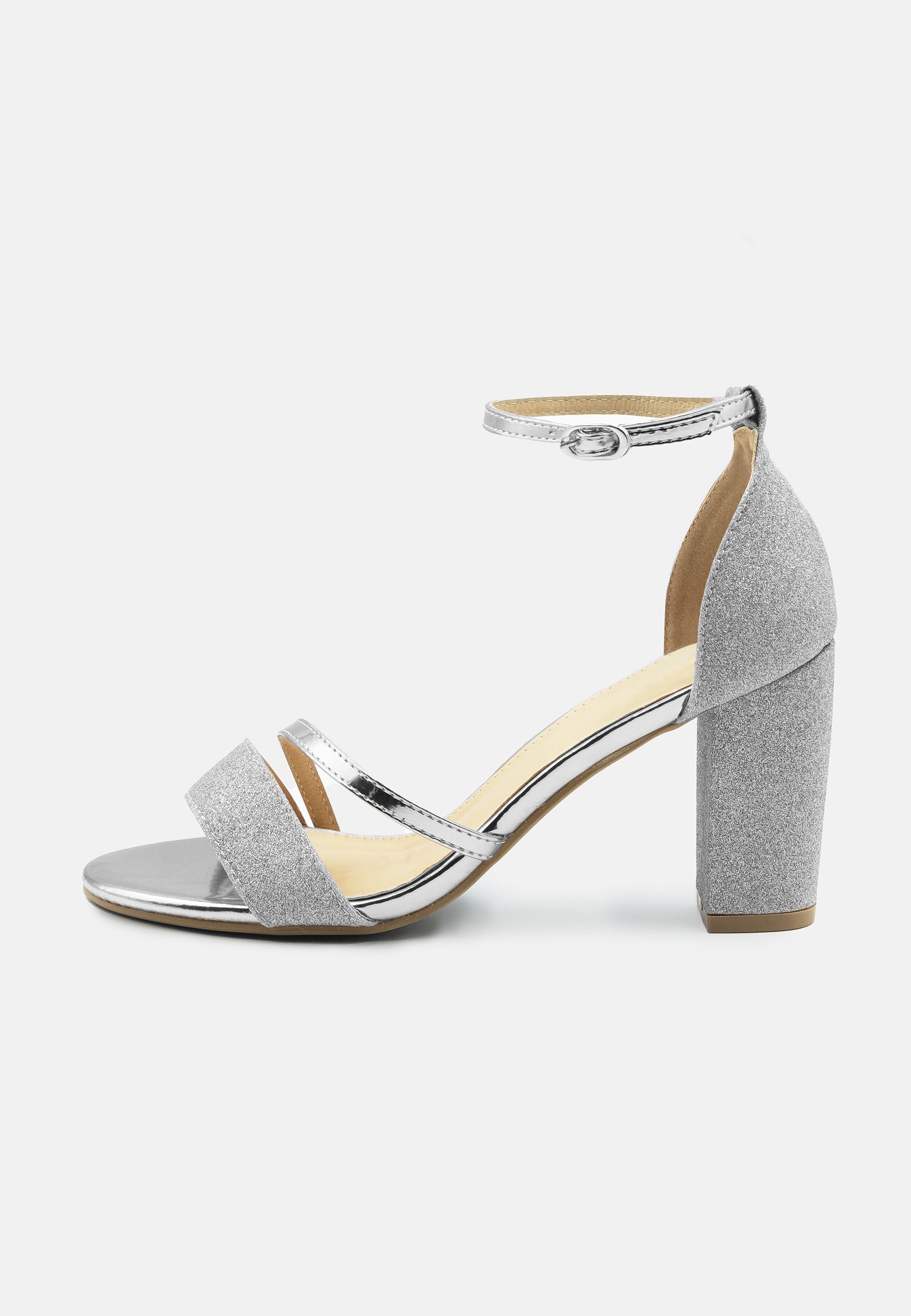 Where's That From 'Perla' Mid High Block Heel Sandals With Ankle Strap image 3