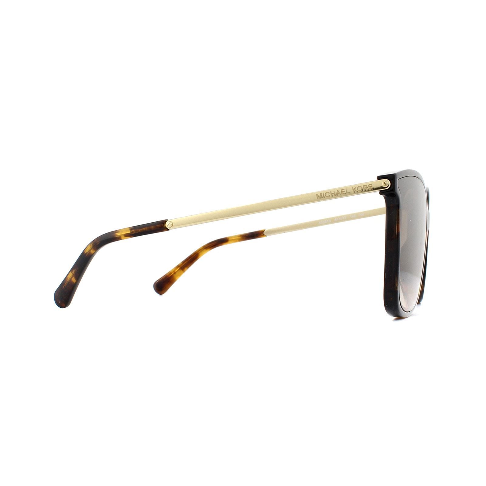 Michael Kors Square Dark Tortoise Smoke Gradient Sunglasses image 4