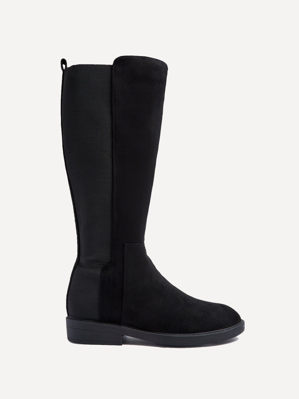 Linzi Knight Black Faux Suede High Leg Boot image 1