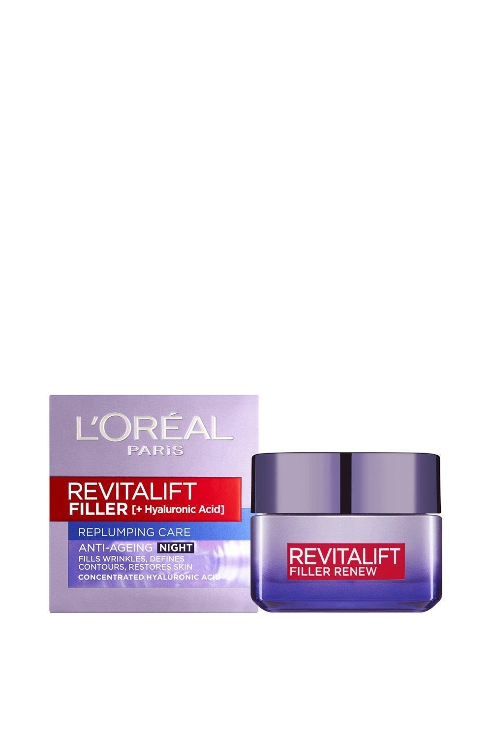 L'Oréal Paris Revitalift Filler and Hyaluronic Acid Anti-Ageing Night Cream Multi image 9