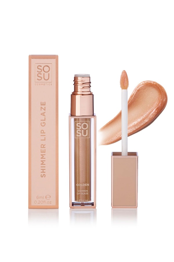 SOSU Cosmetics Satin Lipglaze 6ml Golden