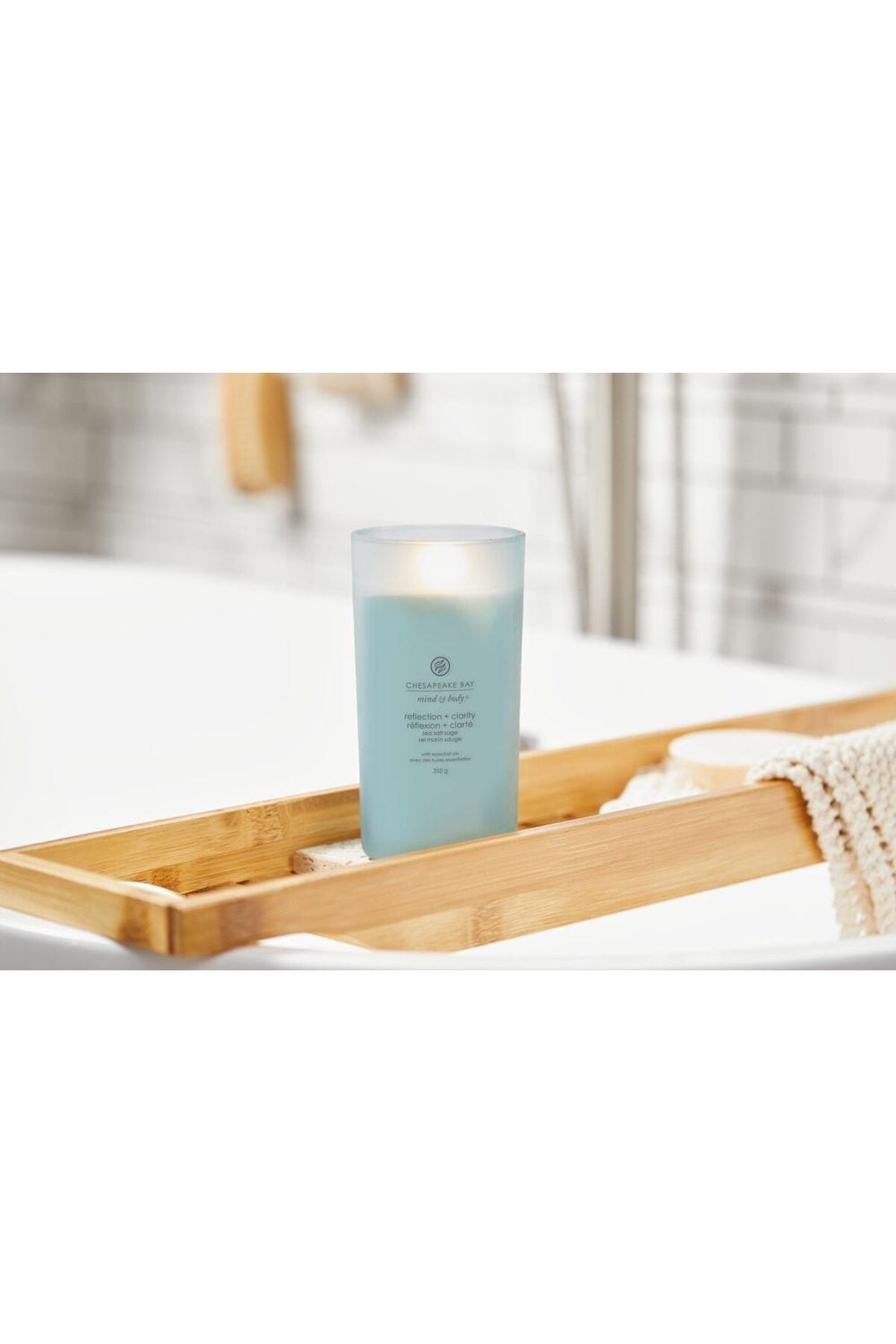 Chesapeake Bay Large Jar Candle - Reflection & Clarity 355g Blue image 2