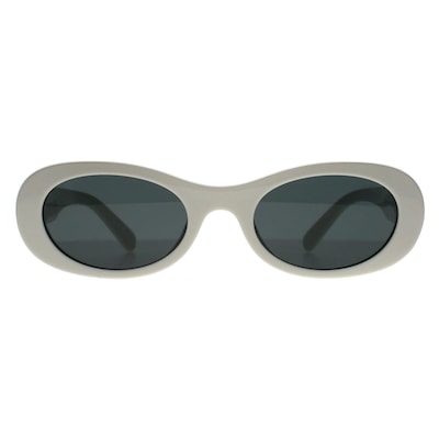 Miu Miu Oval White Ivory Dark Grey MU06ZS