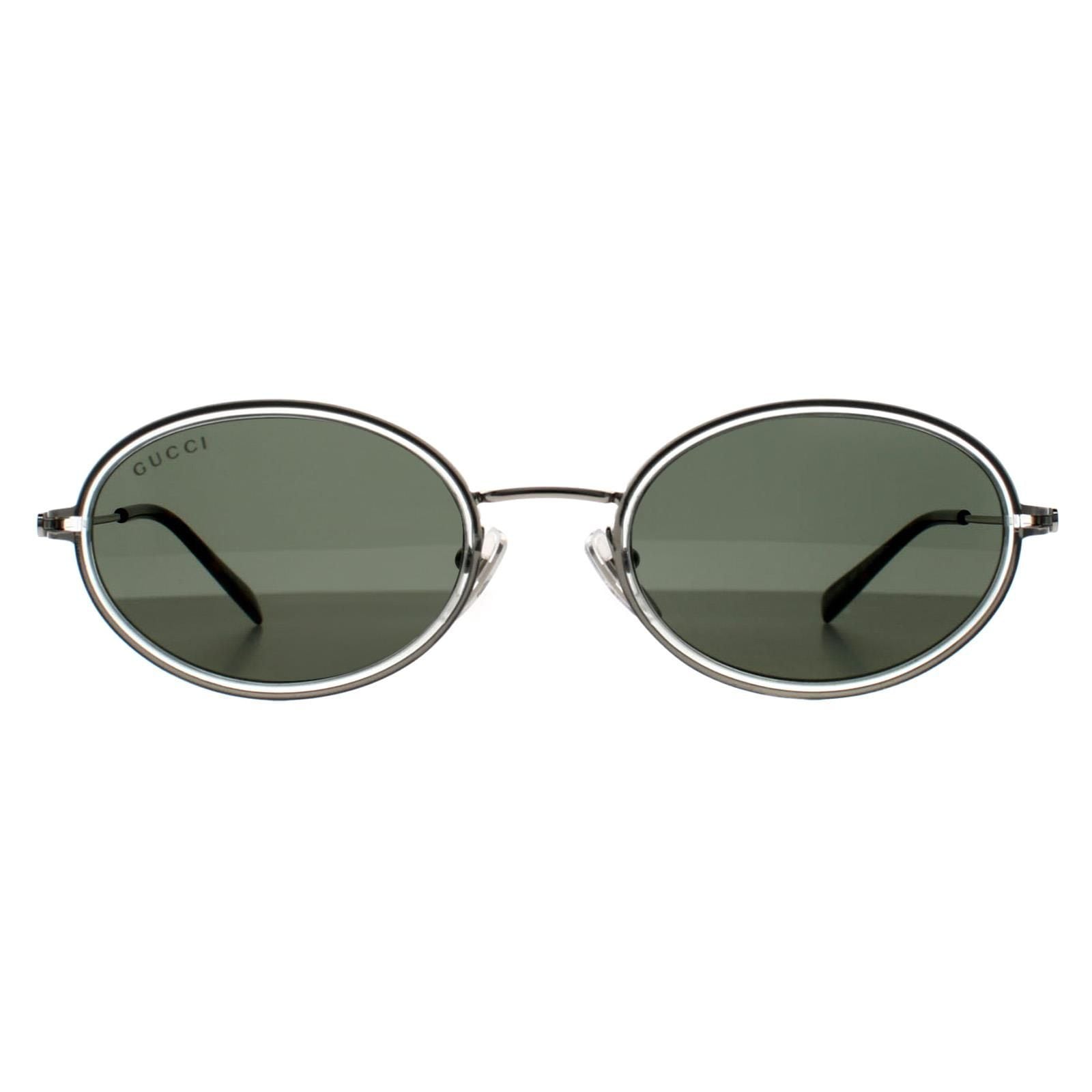 Gucci Oval Silver Grey GG1980S image 1