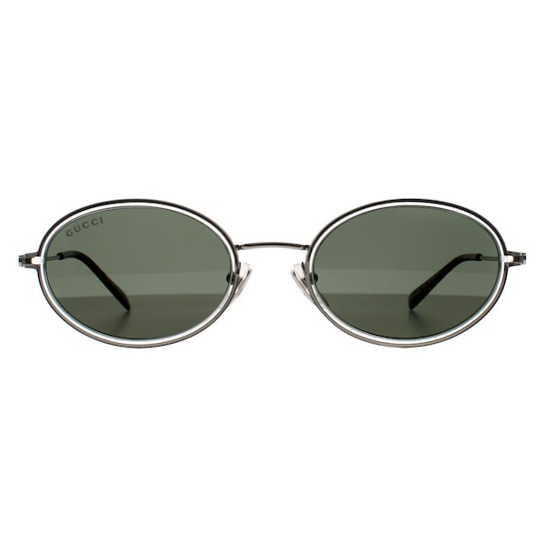 Gucci Oval Silver Grey GG1980S