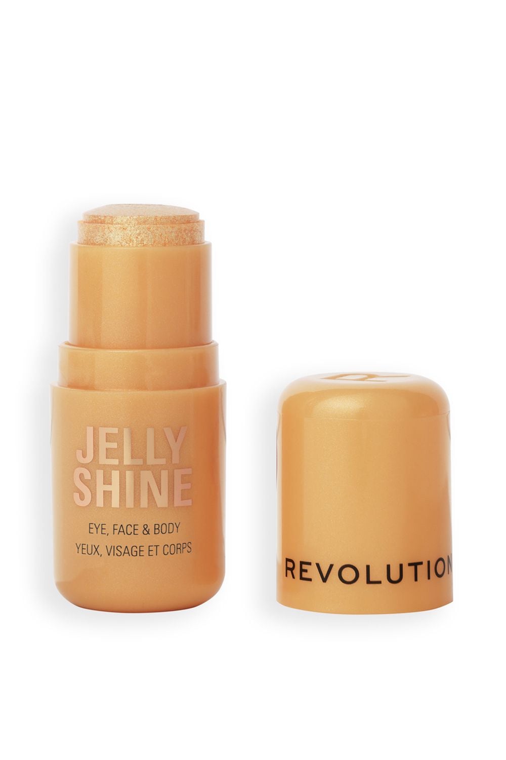 Revolution Jelly Shine Eye, Face & Body Highlight Stick 5.5g Celestial Gold image 2