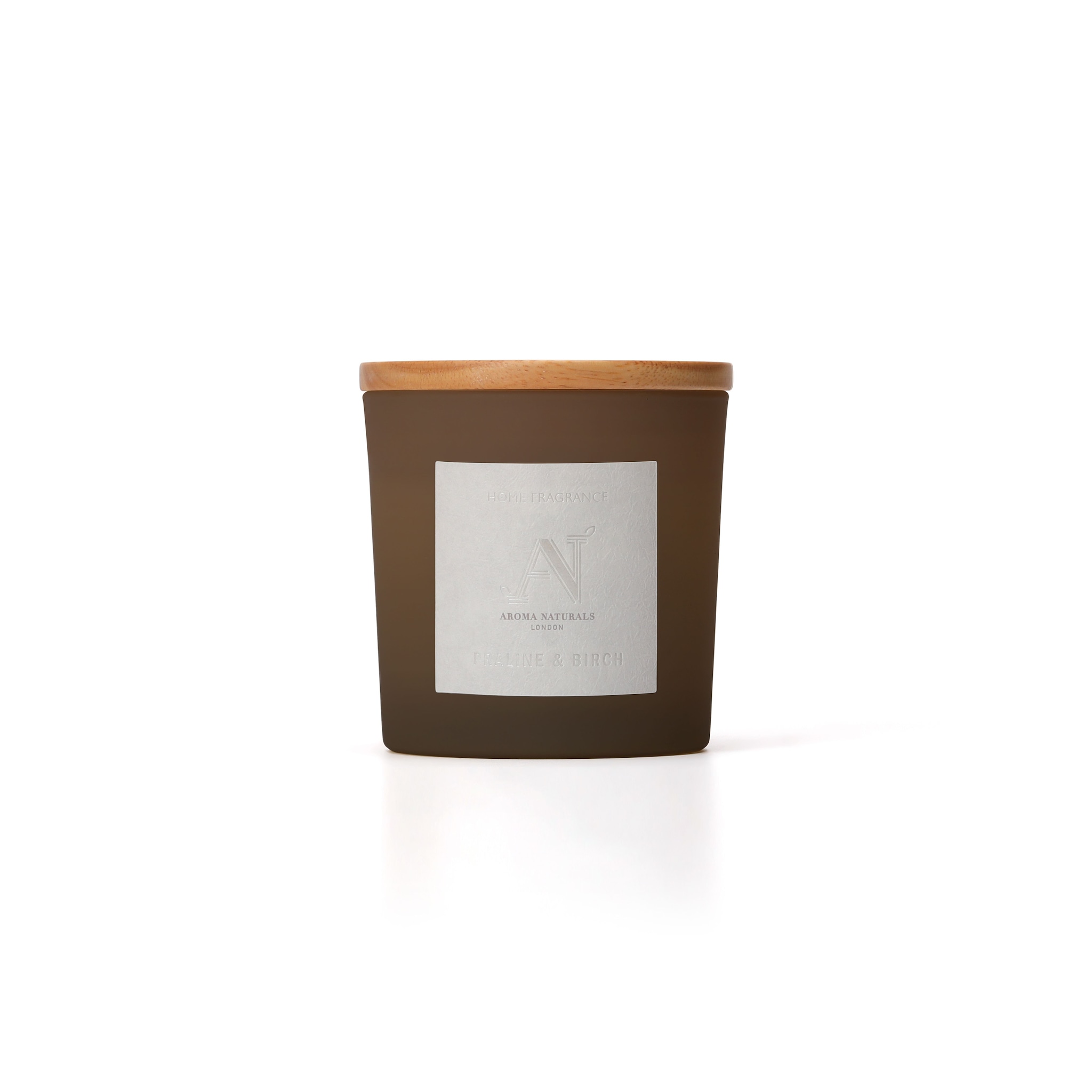 Aroma Naturals Frosted Decadence Glass Candle - Vanilla Bean Scent image 1