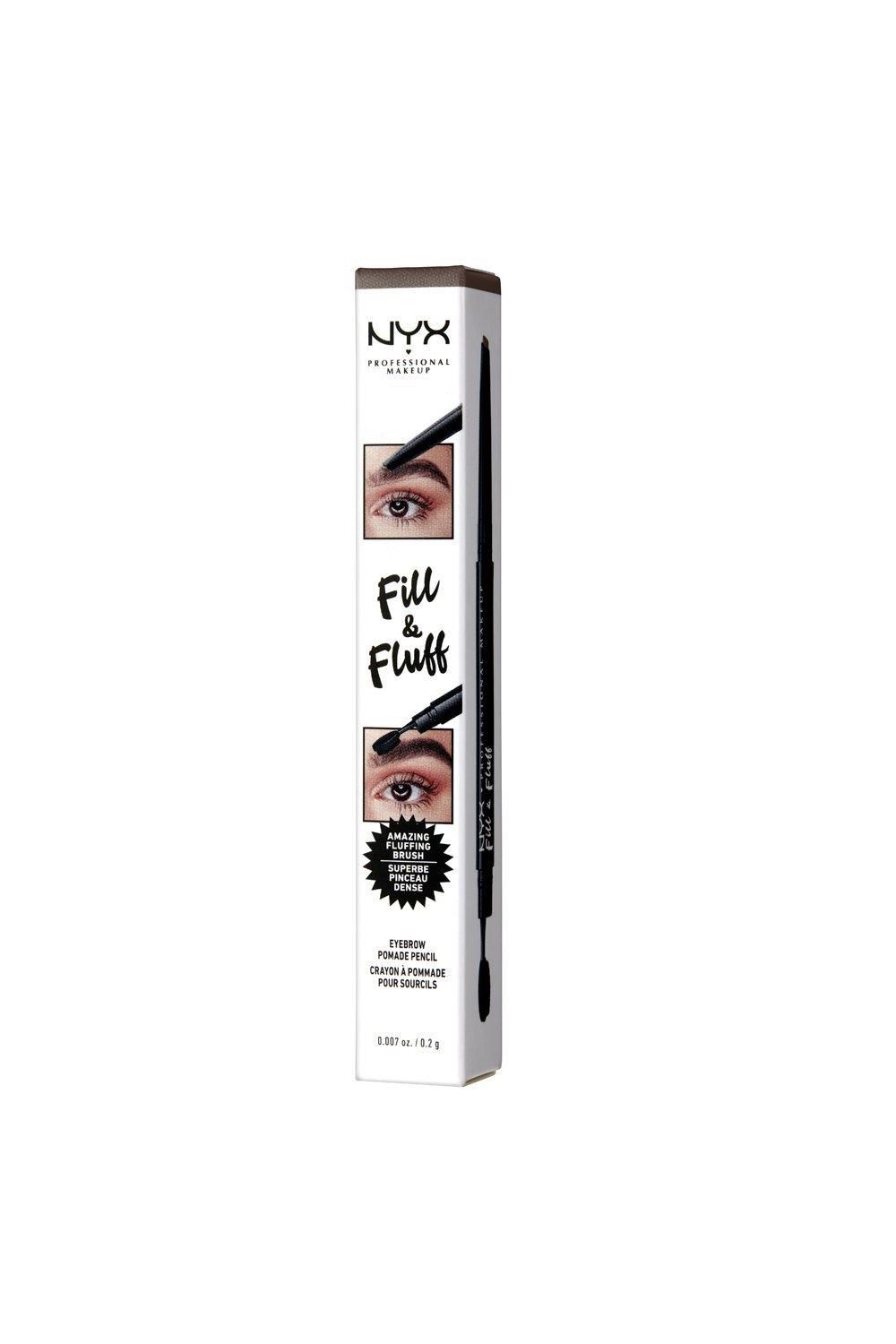 NYX Professional Makeup Fill & Fluff Eyebrow Pomade Pencil Chocolate image 2
