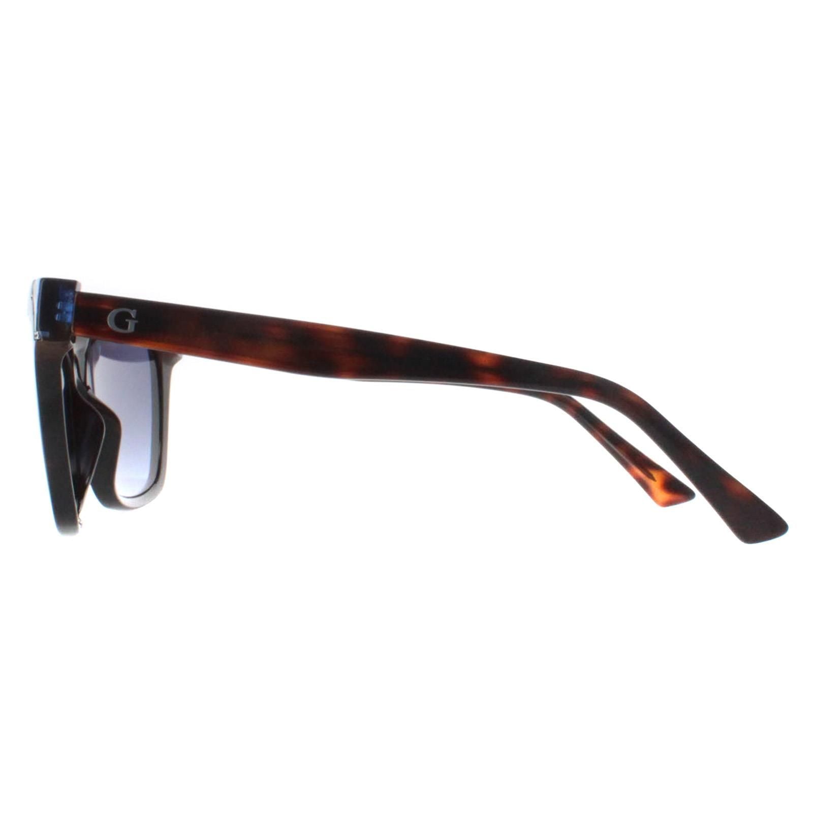 Guess Rectangle Blonde Havana Blue Gradient GU7840 image 3