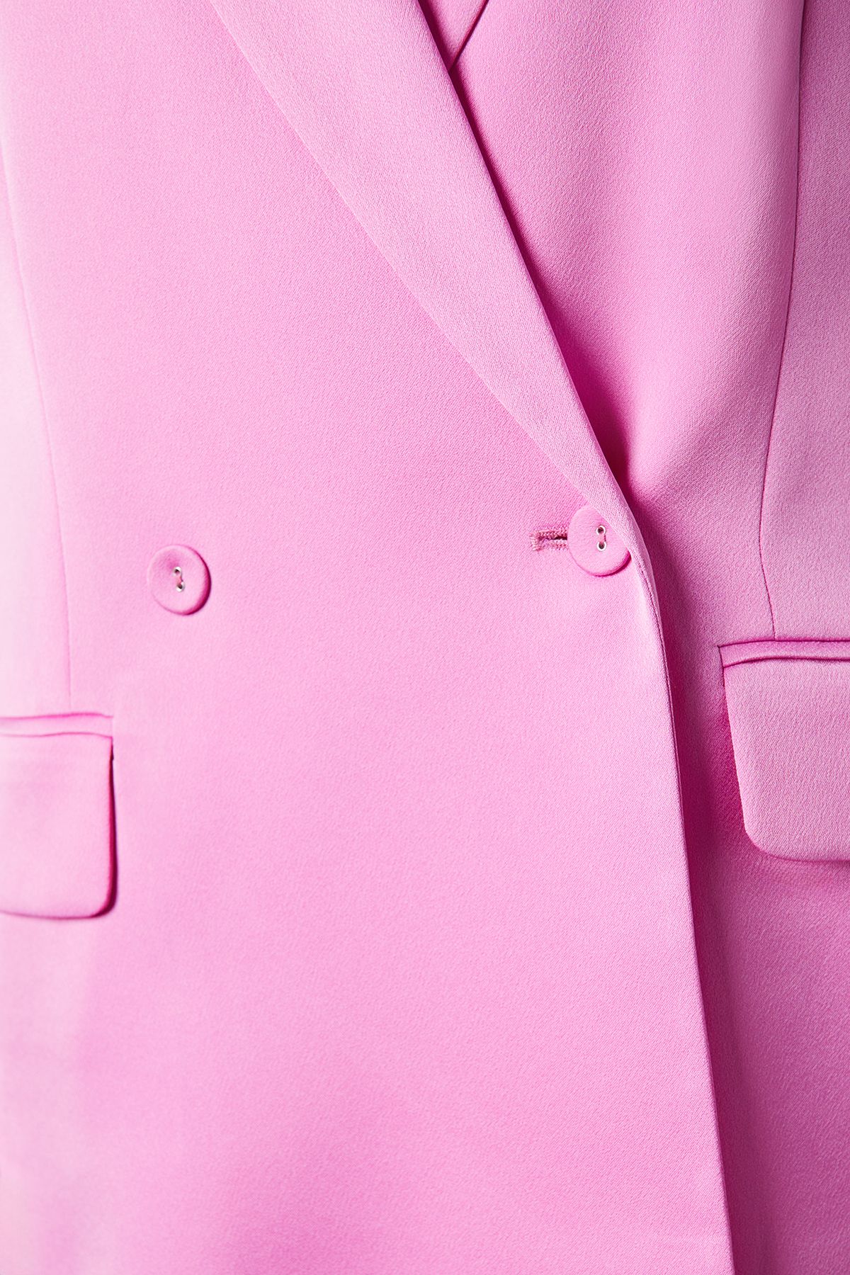 Coast Satin Double Breasted Blazer Magenta image 5