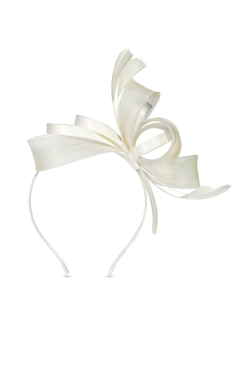 Jon Richard Cream Medium Fascinator Headband
