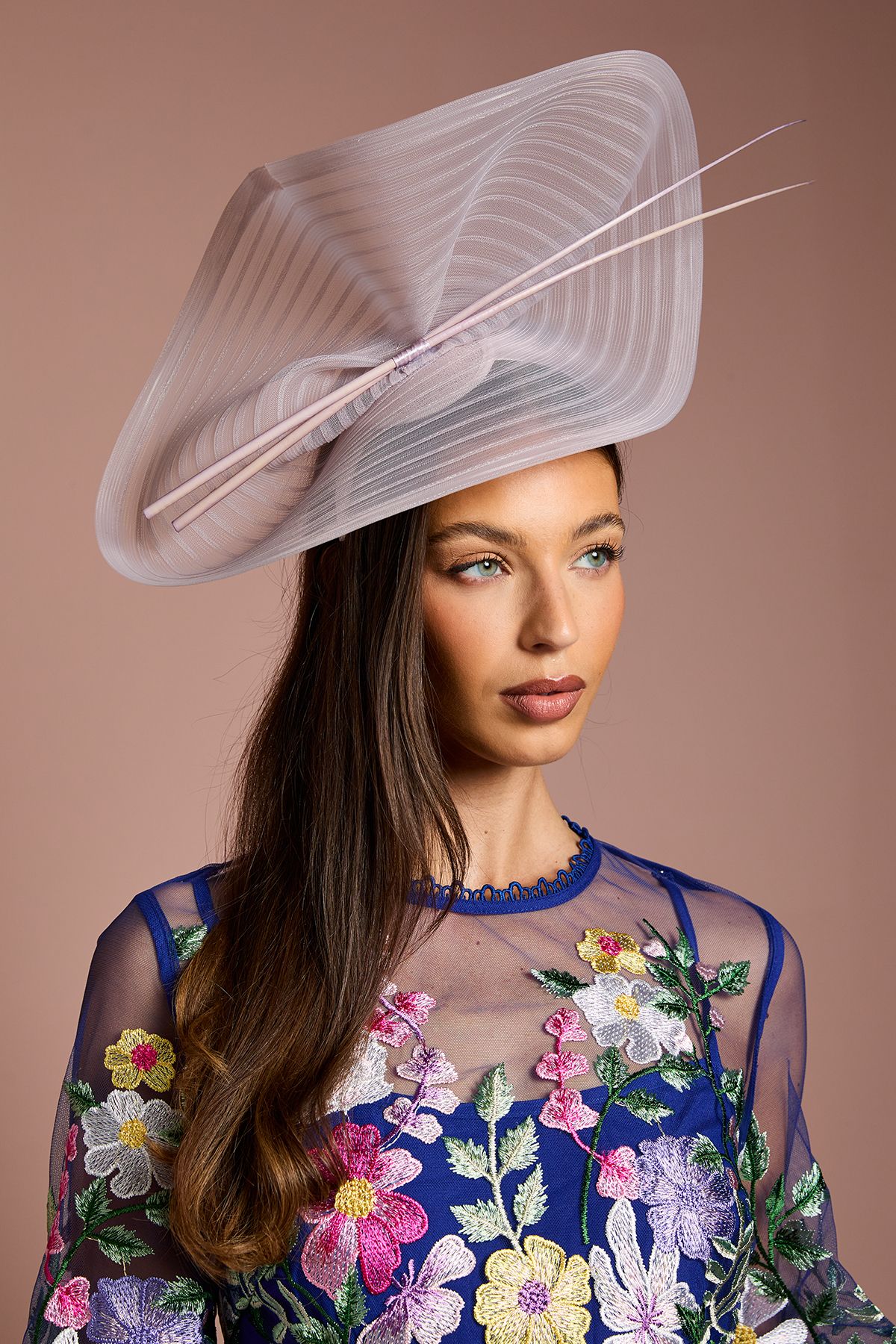 Coast Quill Detail Fascinator Mauve