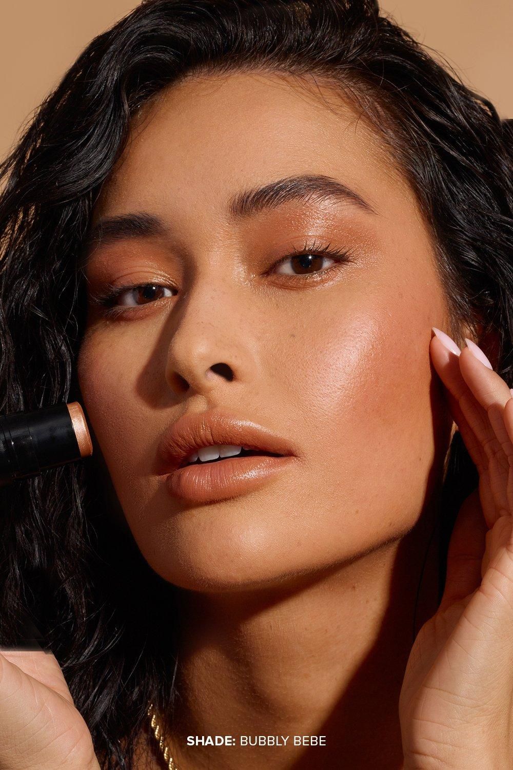 Nudestix Nudies Glow All Over Face Highlighter Bubbly Bebe image 3