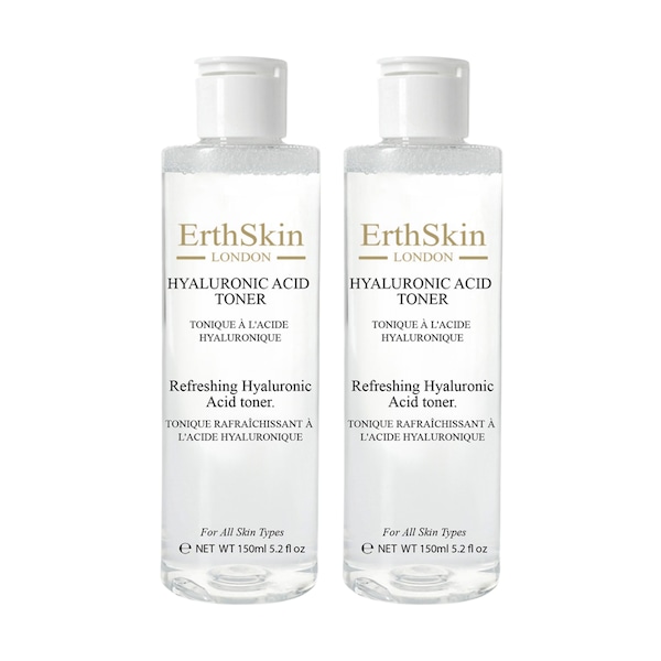 Erth Skin London 2 X Refreshing Hyaluronic Acid Toner 150ml